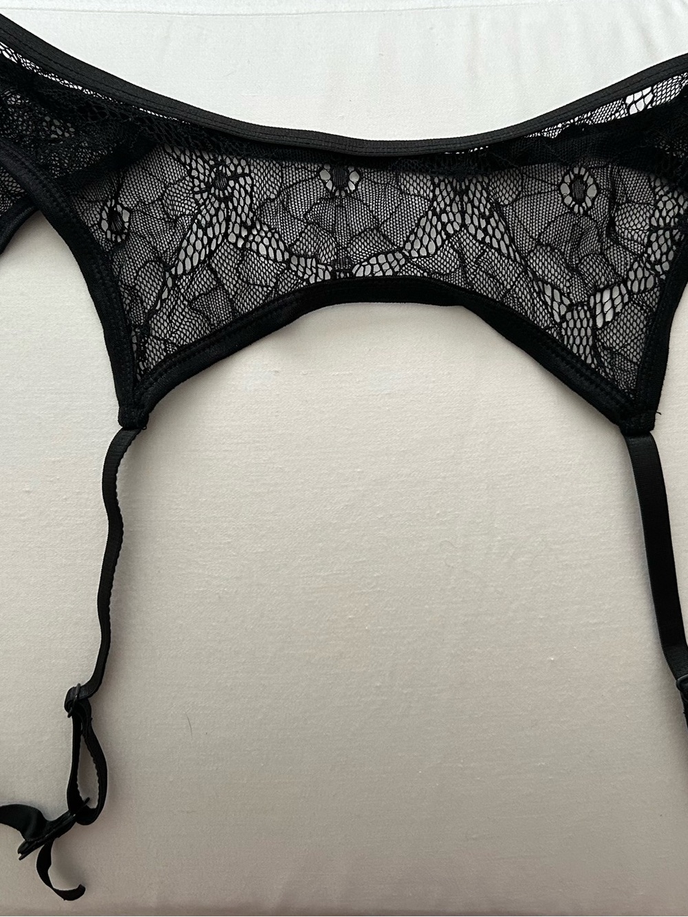 Dolls Kill Black spider web lace Garter Belt